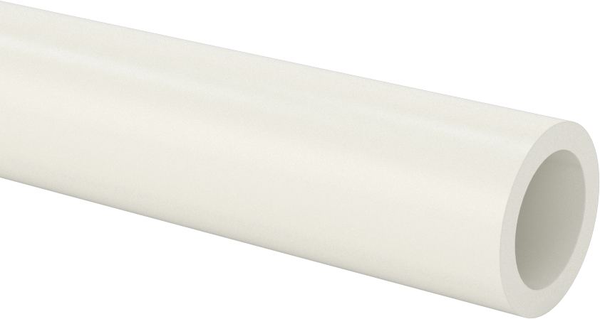 Gözeneksiz Seramik Alümina Tüp, 7/8" OD, 5/8" ID, 24 inç Uzunluk