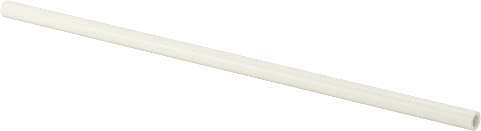 Gözeneksiz Seramik Alümina Tüp, 0.187" OD, 1/8" ID, 6 inç Uzunluk