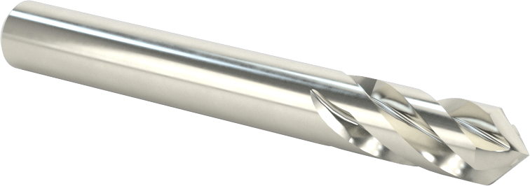 4 Kanallı Karbür Matkap/Freze Ucu, 8 mm Freze Çapı
