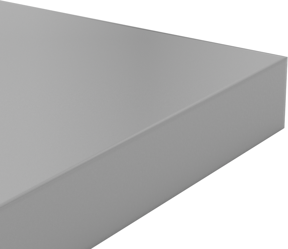 Kimyasallara Dayanıklı PVC Levha, 12" x 12" x 1-1/2"