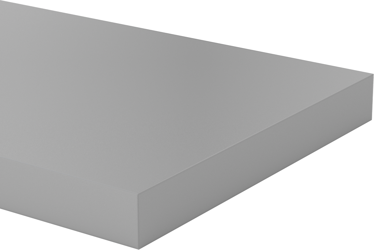 Kimyasallara Dayanıklı PVC Levha, 12" x 36" x 1-1/2"