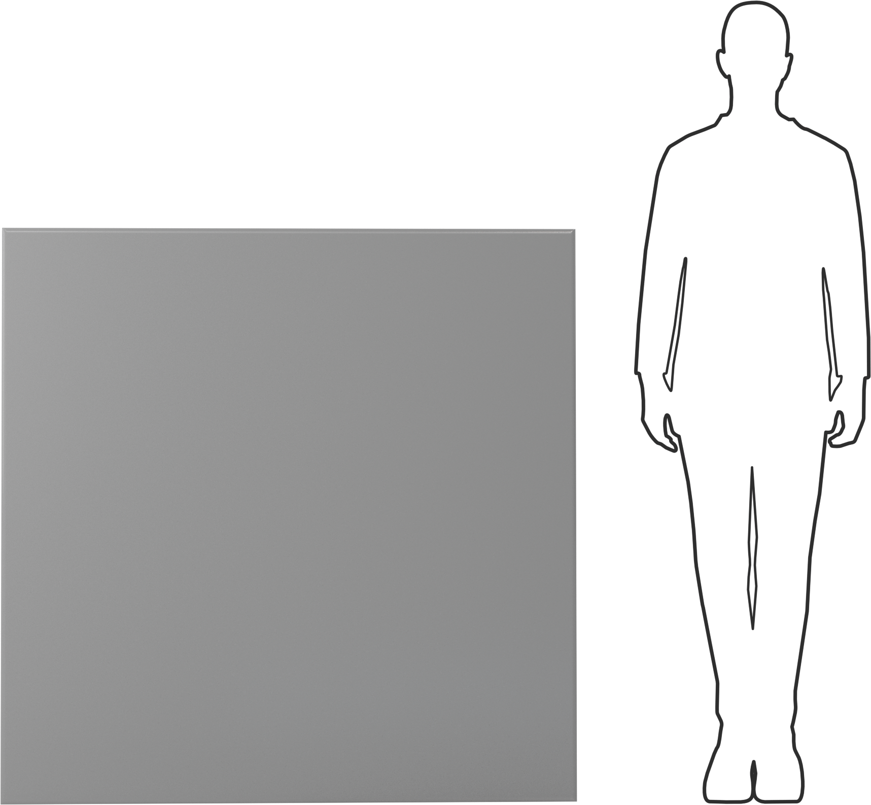 Kimyasallara Dayanıklı PVC Levha, 48" x 48" x 3/4"