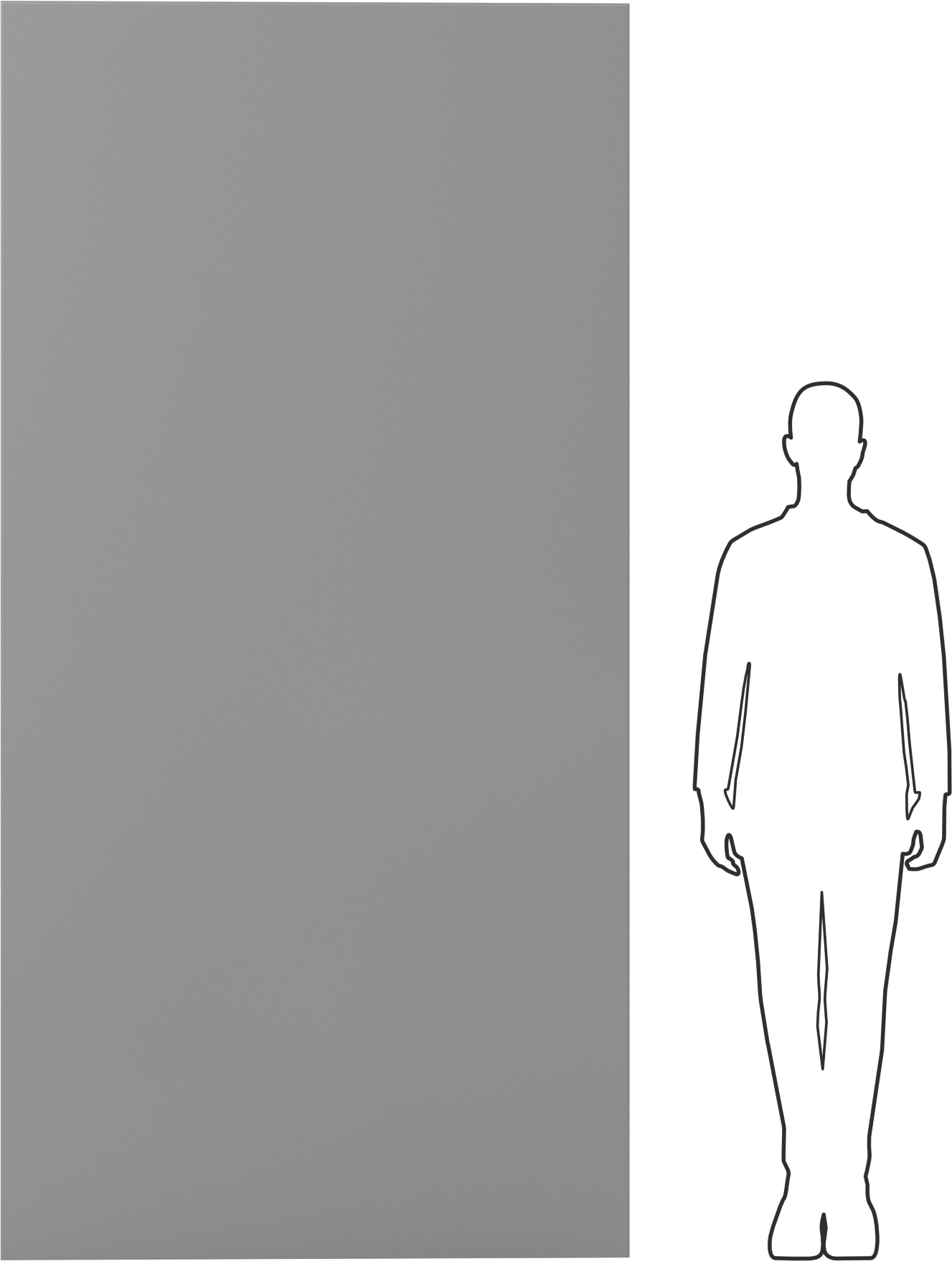 Kimyasallara Dayanıklı PVC Levha, 48" x 96" x 3/4"