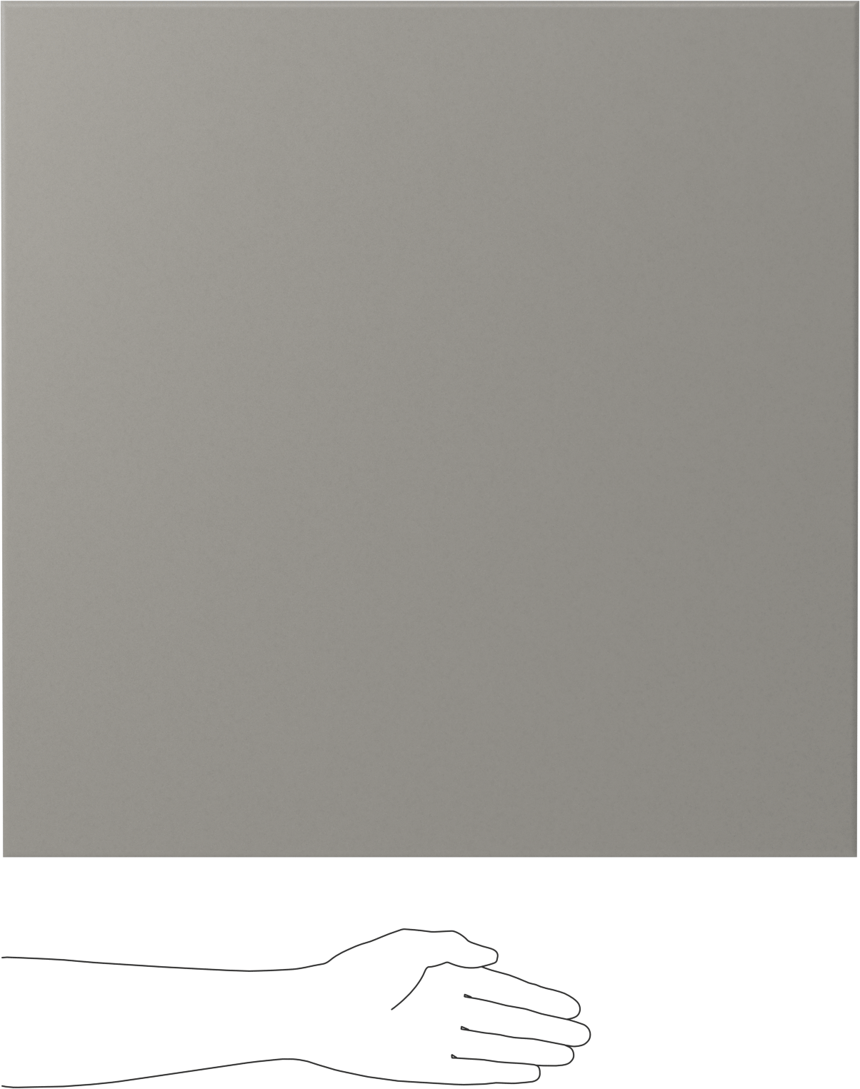 Gıda Endüstrisi Yüksek Sıcaklık Silikon Köpük Levha, 24" x 24", 1/8" Kalınlık