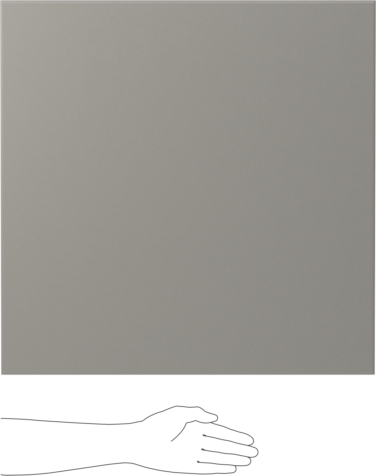Gıda Endüstrisi Yüksek Sıcaklık Silikon Köpük Levha, 24" x 24", 3/16" Kalınlık