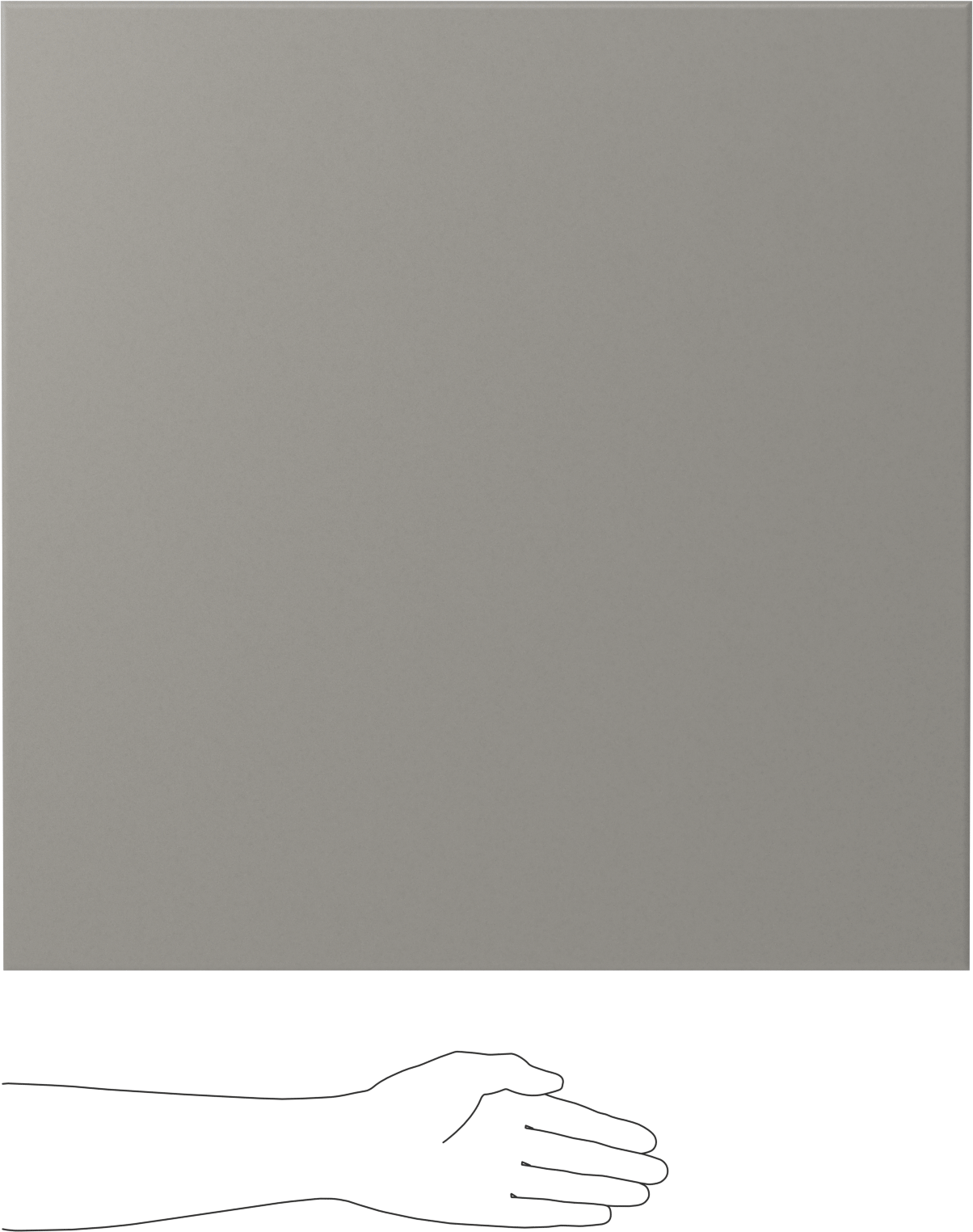 Gıda Endüstrisi Yüksek Sıcaklık Silikon Köpük Levha, 24" x 24", 1/4" Kalınlık