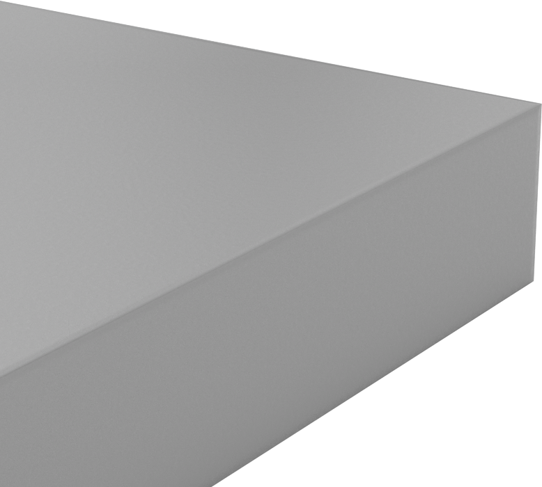 Yüksek Sıcaklık CPVC Levha, 6" x 6" x 1"