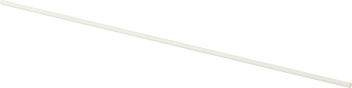 Aşınmaya Dayanıklı Zirkonya Seramik, 1/8" Çap, 12" Uzunluk