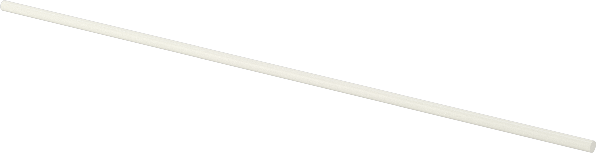 Aşınmaya Dayanıklı Zirkonya Seramik, 3/16" Çap, 12" Uzunluk