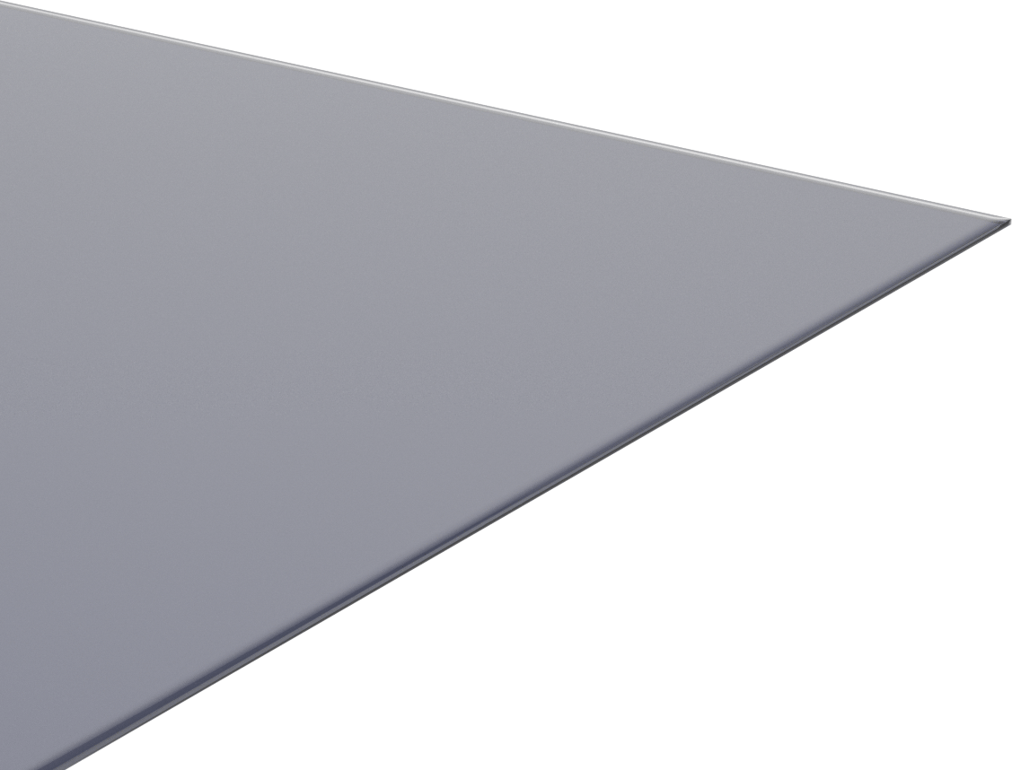 Şeffaf Kimyasal Dayanıklı PVC Levha, 24" x 24" x 1/16"