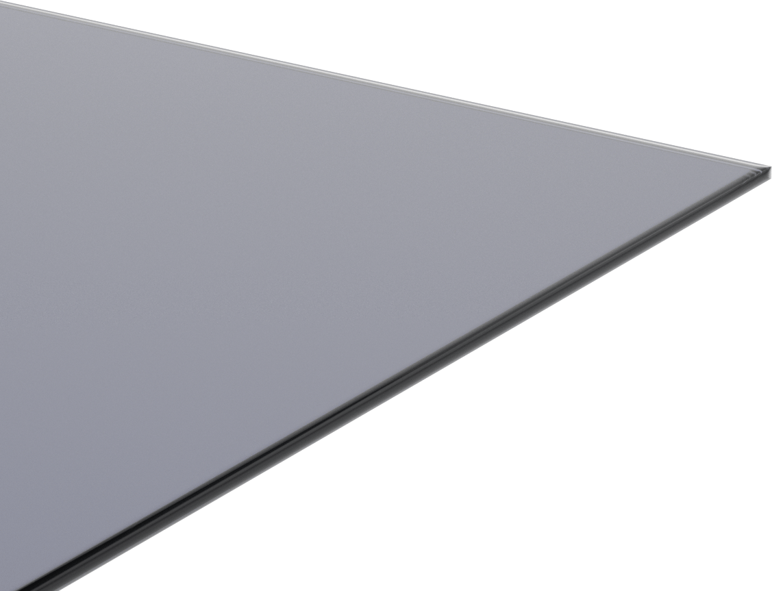 Şeffaf Kimyasal Dayanıklı PVC Levha, 24" x 24" x 3/16"