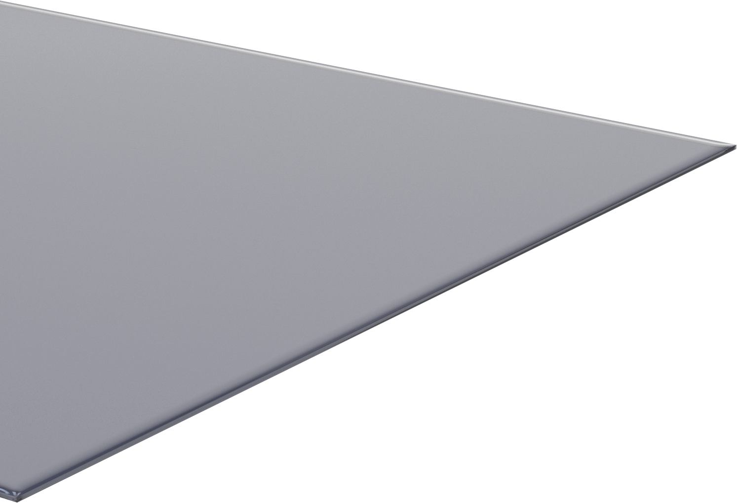 Şeffaf Kimyasal Dayanıklı PVC Levha, 48" x 96" x 3/16"
