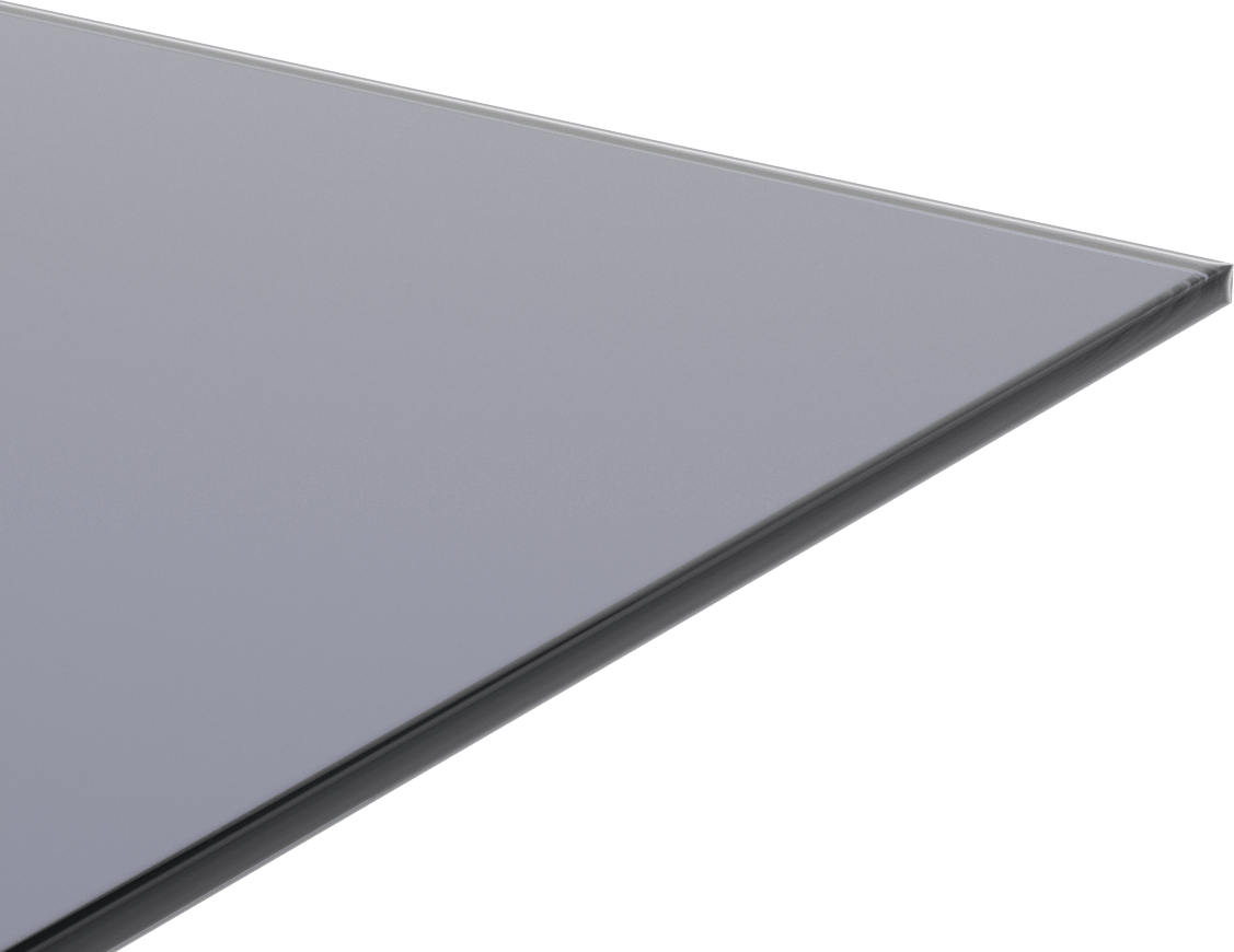 Şeffaf Kimyasal Dayanıklı PVC Levha, 24" x 24" x 3/8"