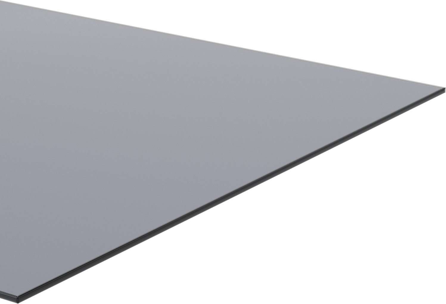 Şeffaf Kimyasal Dayanıklı PVC Levha, 48" x 96" x 3/8"
