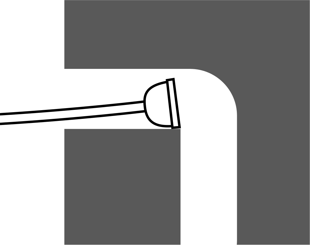 For Deburring L-Shaped Holes