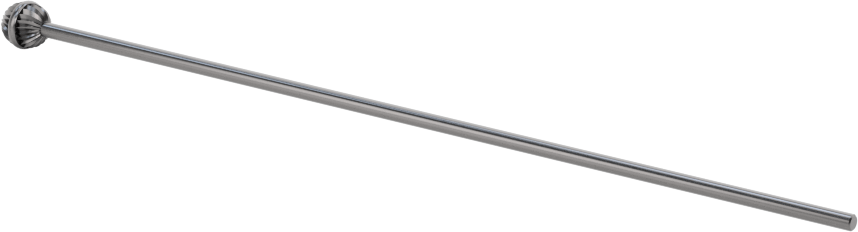 Çapraz Delikler için CNC Montajlı Freze Ucu, Bilye, 0,061" Şaft Çapı, 3/16“ Çap x 7/32” Uzunluk Baş