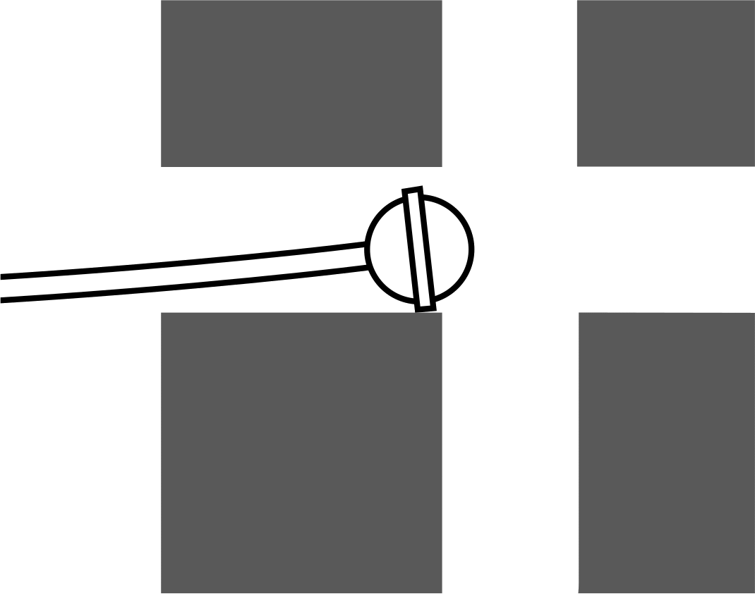 For Deburring Cross-Shaped Holes
