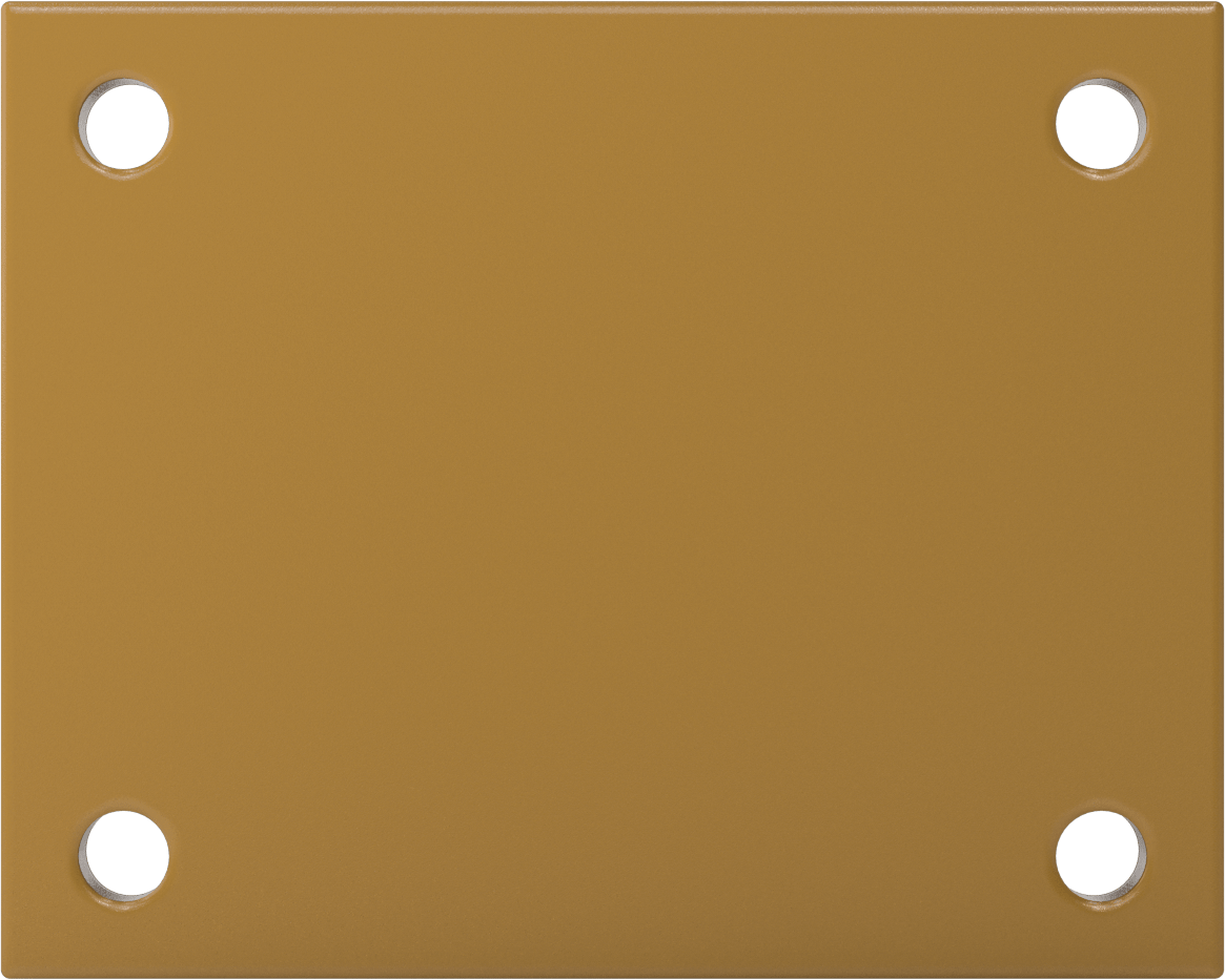 7-1/2“ x 6” Plakalı Colossus Tekerlek, Ekstra Yüksek Kapasiteli, 8 inç Çapında x 3 inç Genişliğinde Metal Tekerlekli Sert