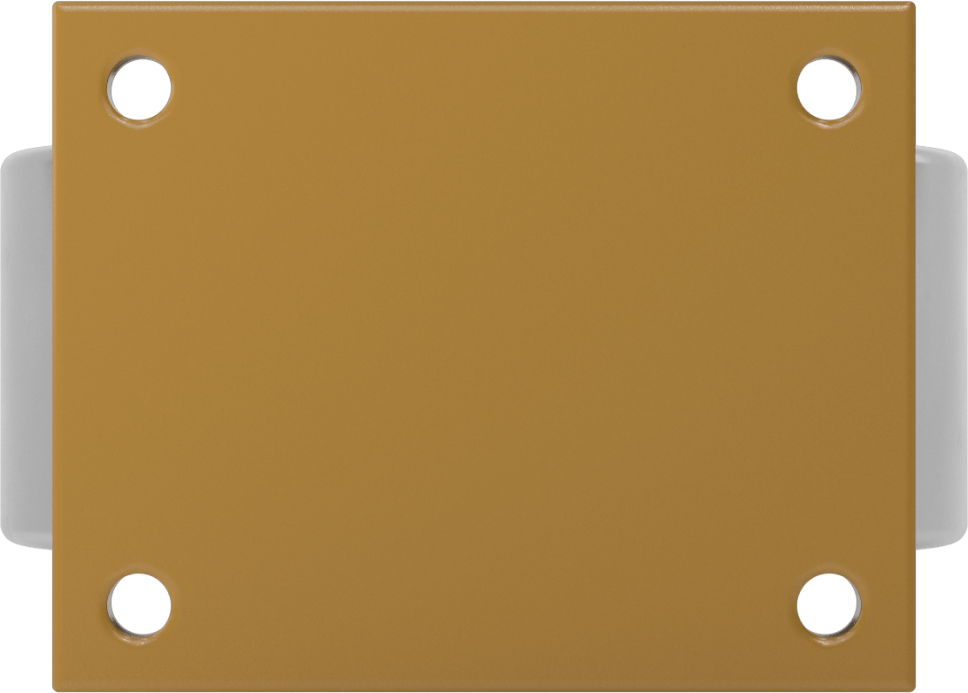 7-1/2“ x 6” Plakalı Colossus Tekerlek, Ekstra Yüksek Kapasiteli, 10" Çapında Metal Tekerlekli Sert