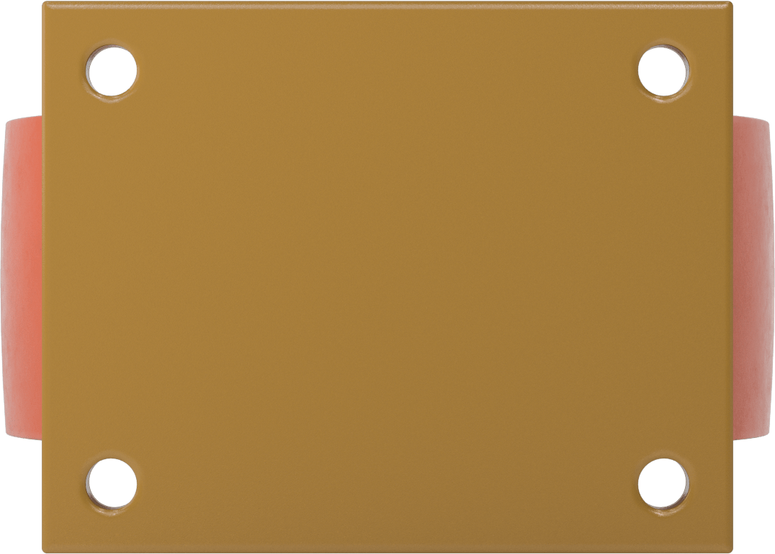 7-1/2“ x 6” Plakalı Colossus Tekerlek, Ekstra Yüksek Kapasiteli, 10" Çapında Poliüretan Tekerlekli Sert