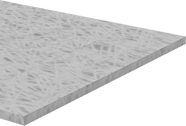 Yüksek Sıcaklık Seramik Elyaf Boru Yalıtımı, Alümina Oksit, 50 Fit Uzunluk x 1“ Genişlik x 1/32” Kalınlık