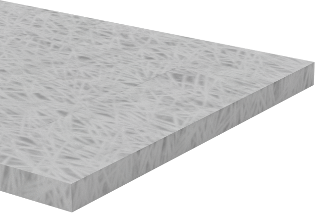 Yüksek Sıcaklık Seramik Elyaf Boru Yalıtımı, Alümina Oksit, 50 Fit Uzunluk x 1“ Genişlik x 1/16” Kalınlık