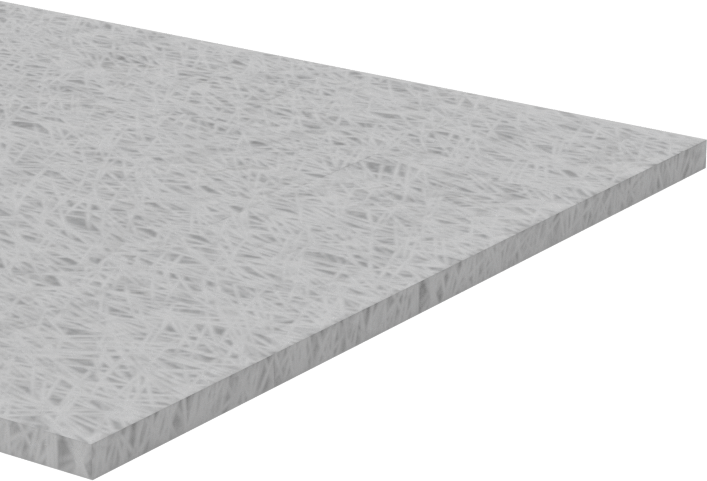 Yüksek Sıcaklık Seramik Elyaf Boru Yalıtımı, Alümina Oksit, 50 Fit Uzunluk x 2“ Genişlik x 1/16” Kalınlık