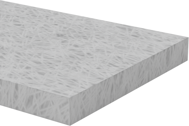 Yüksek Sıcaklık Seramik Elyaf Boru Yalıtımı, Alümina Oksit, 25 Fit Uzunluk x 1“ Genişlik x 1/8” Kalınlık
