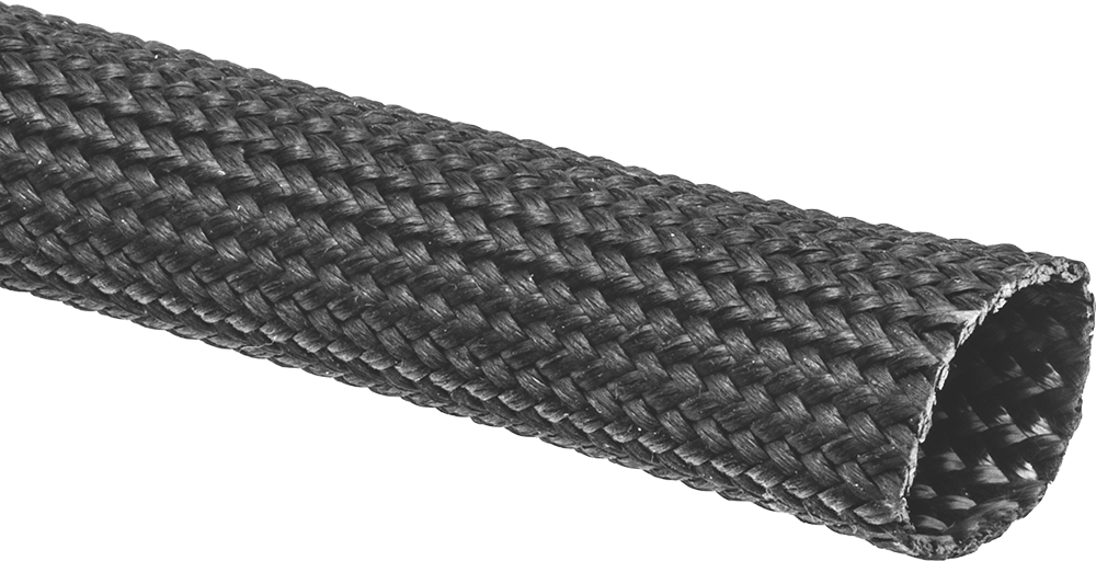 Fiberglas Yüksek Sıcaklık Tel Kılıfı, Akrilik Kaplama, 3/4" ID