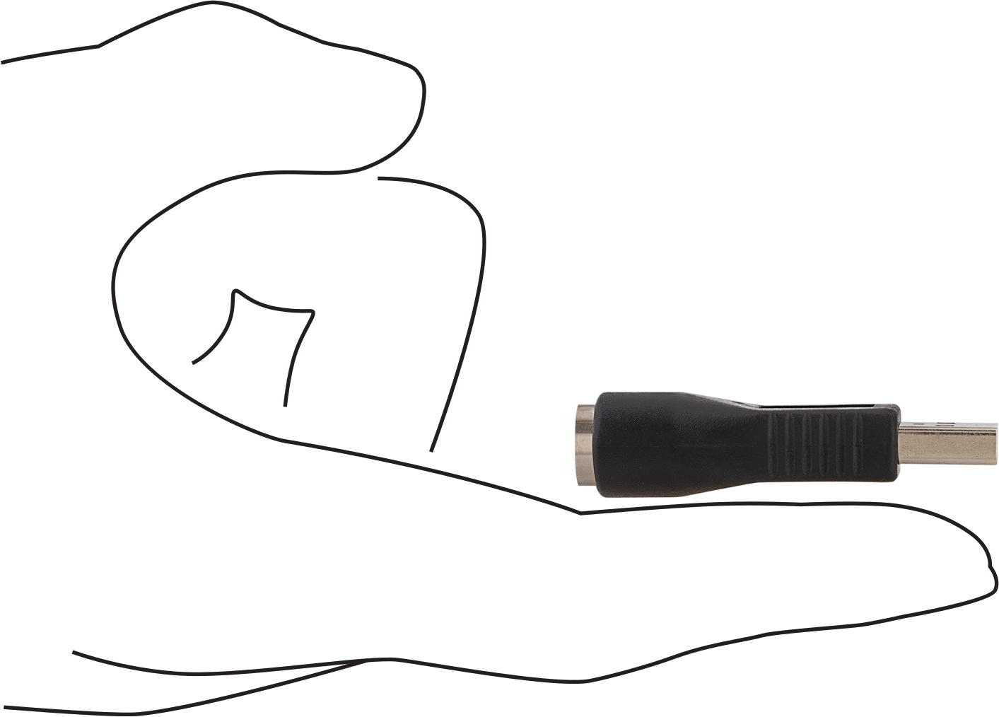 USB Adaptörü, Standart 2.0, 6 Pimli Mini-DIN Dişi x USB A Erkek