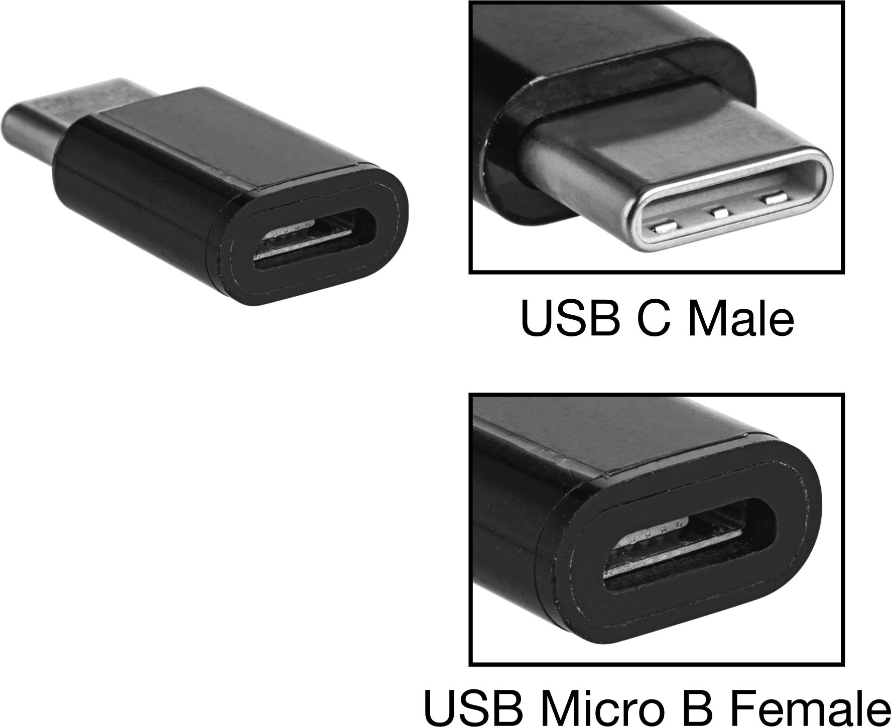 USB Adaptörü, USB C Erkek x USB Mikro B Dişi