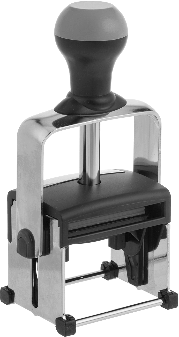 Değiştirilebilir Mesajlı Kendinden Mürekkepli Lastik Damga, 1“ Yükseklik x 2-3/16” Genişlik Baskı Alanı