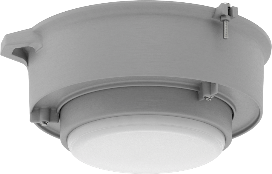 Yenileme Yuvarlak Körfez Işığı, Tehlikeli Ortam, 13-3/8" Toplam Çap, 3500 Lumens