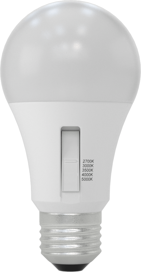 Alacakaranlıktan Şafağa Vidalı Tabanlı Ampul, A19, 60W Eşdeğer Akkor, 800 Lumens