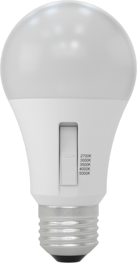 Alacakaranlıktan Şafağa Vidalı Tabanlı Ampul, A19, 60W Eşdeğer Akkor, 800 Lumens