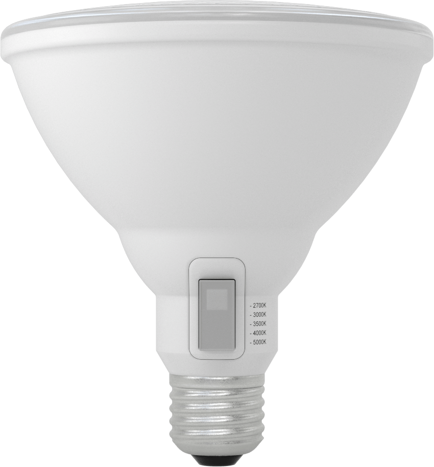 Alacakaranlıktan Şafağa Vidalı Tabanlı Ampul, PAR38, 100 W Eşdeğer Akkor, 1050 Lumens