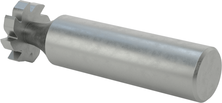 Hızlı Kesim Yüksek Hızlı Çelik Anahtar Yuvası Uçlu Freze, 405 Numaralı Woodruff ANSI Anahtarı için, 1/8" Kalınlık