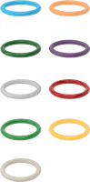Renk Seçmeli Kimyasal Dayanıklı Viton® Fluoroelastomer O-Ringler