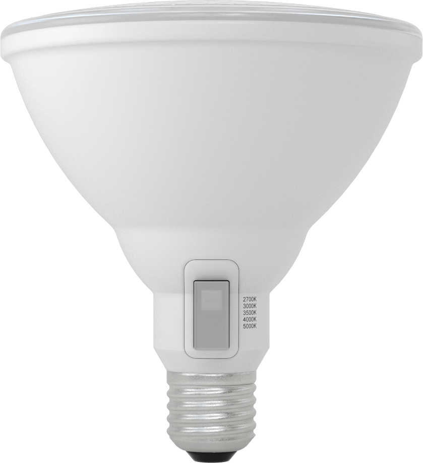 Hareket Algılayıcı Vidalı Tabanlı LED Ampul, PAR38, 100 W Eşdeğer Akkor, 1050 Lumens