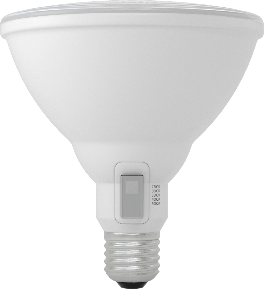 Hareket Algılayıcı Vidalı Tabanlı LED Ampul, PAR38, 100 W Eşdeğer Akkor, 1050 Lumens