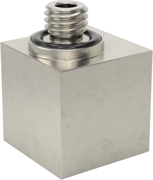 Minyatür Orta Basınçlı 316 Paslanmaz Çelik Boru Bağlantı Parçası, Dirsek adaptörü, 1/16 NPT Dişi x M5 x 0,8 mm Erkek