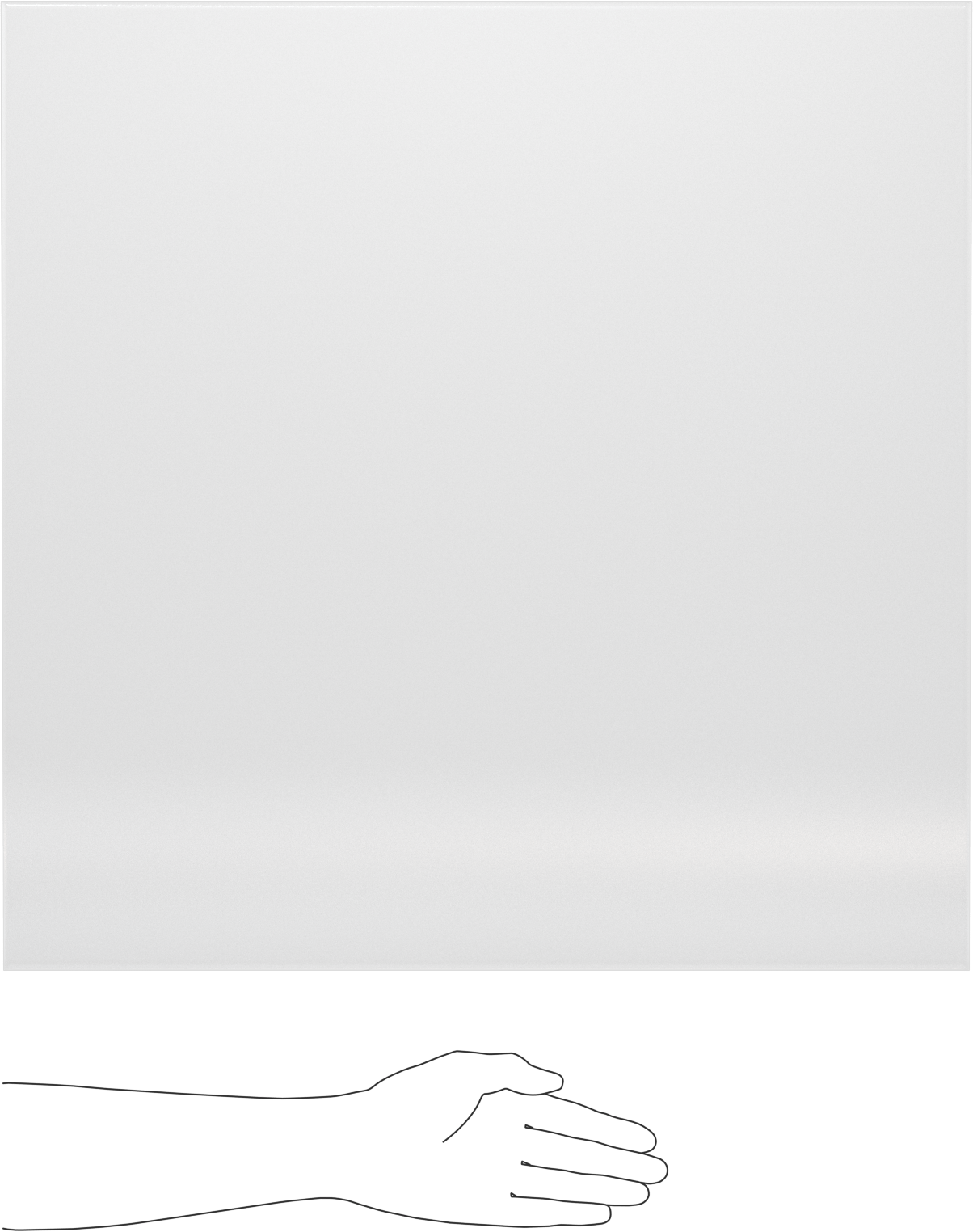Şeffaf Statik Elektrik Giderici Döküm Akrilik, Çizilmeye ve UV Işınlarına Dayanıklı, 24" x 24" x 1/2"