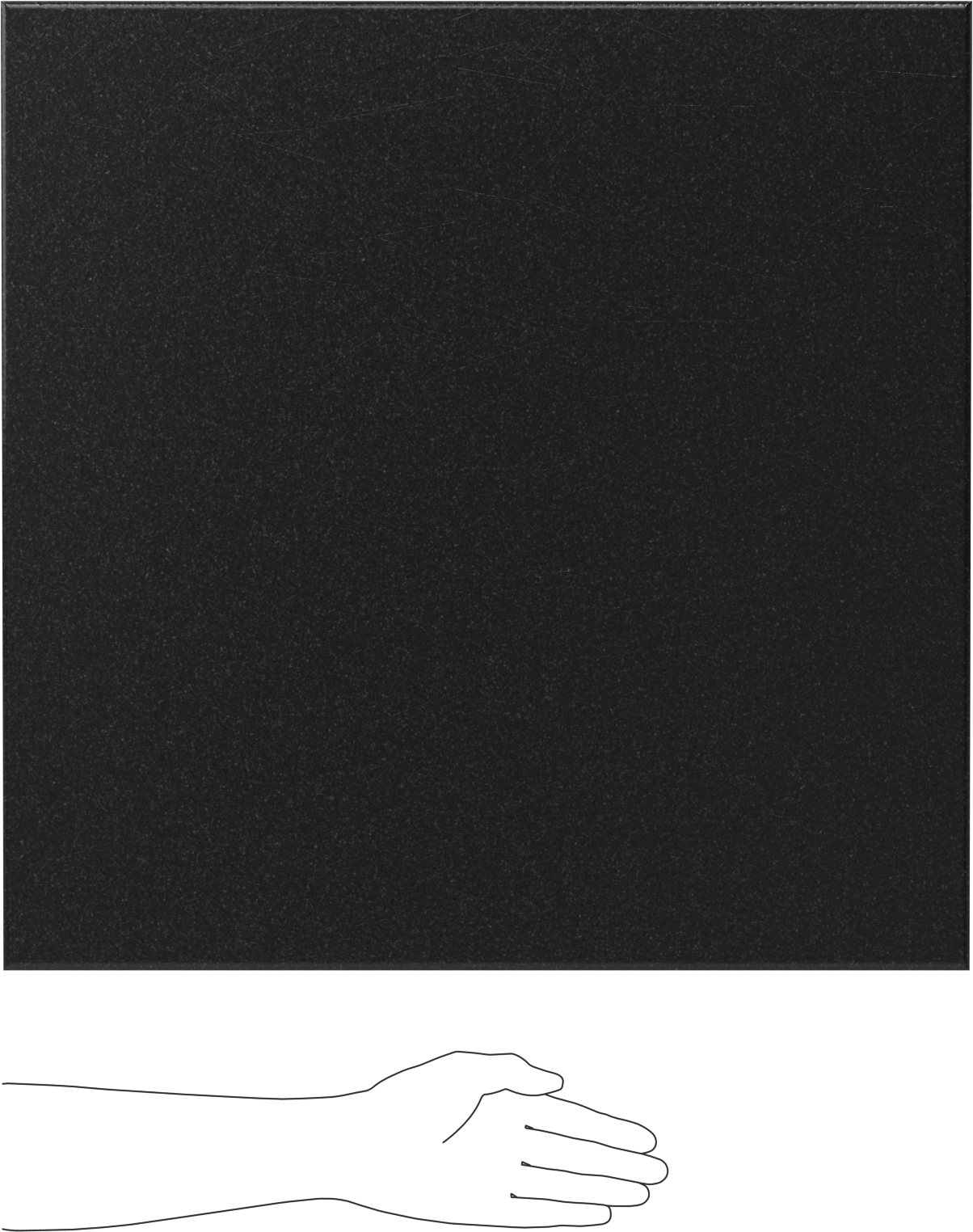 Statik Dağıtıcı Kimyasal Dayanıklı Kaygan PTFE, 24" x 24" x 1/4"