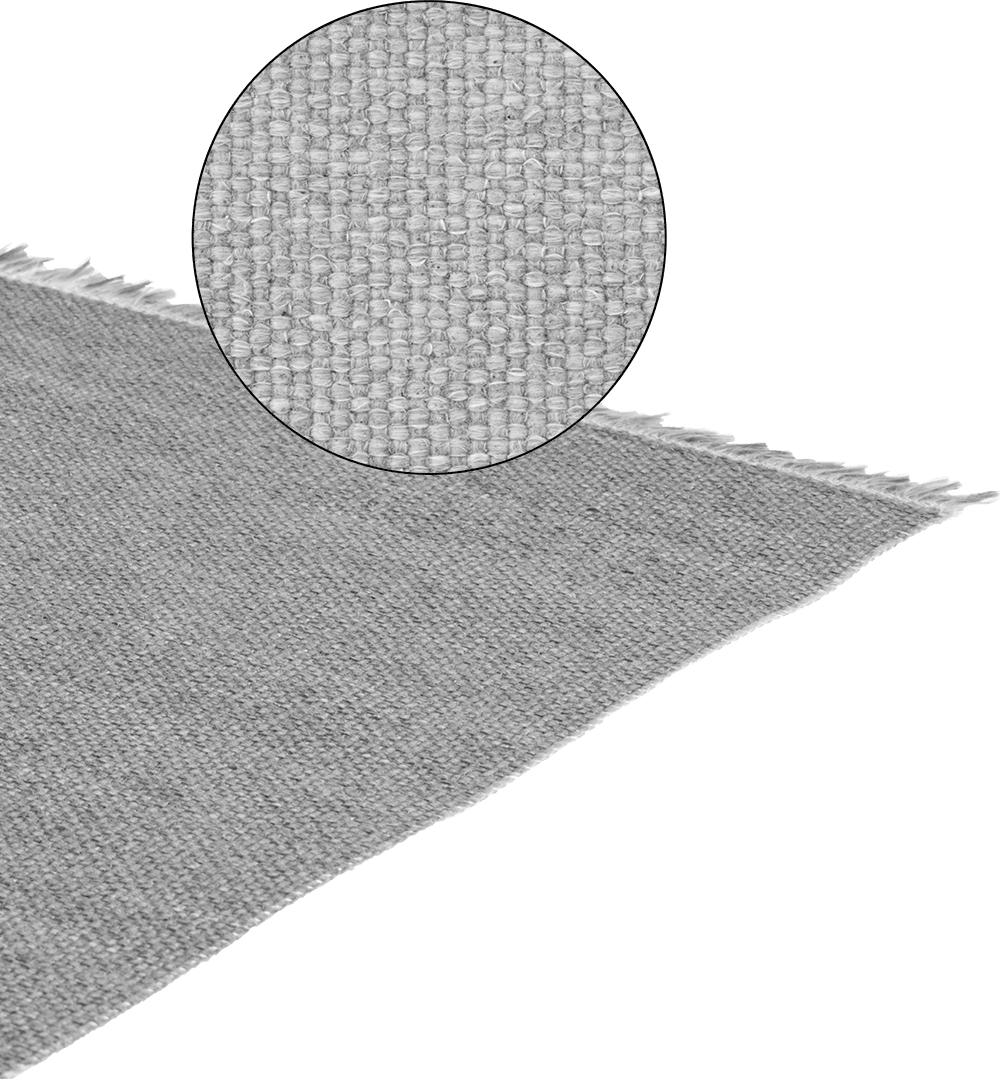 Vermikülit Kaplı Fiberglas Kumaş, Ekstra Yüksek Sıcaklık, 60“ Genişlik x 0,02” Kalınlık