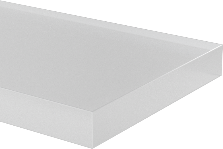 Polipropilen Çubuk, 2-1/2" Genişlik, 3/8" Kalınlık, 4 Fit Uzunluk