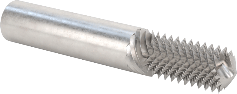 Fiberglas için Freze Ucu, Elmas Desenli Oluklar, 1/2" Çapında Matkap/Freze Kesimi