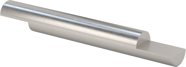 Ekstra Sert C2 Tungsten Karbür Çubuk, Çentikli, 1/4“ Çap x 2” Uzunluk