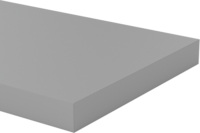 CPVC Çubuk, 1" Genişlik, 1/8" Kalınlık