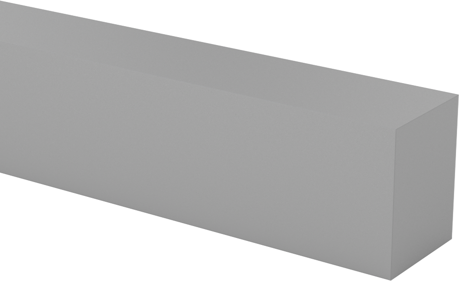 CPVC Çubuk, 1" Genişlik, 1-1/4" Kalınlık