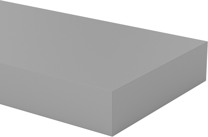 CPVC Çubuk, 1-1/2" Genişlik, 3/8" Kalınlık